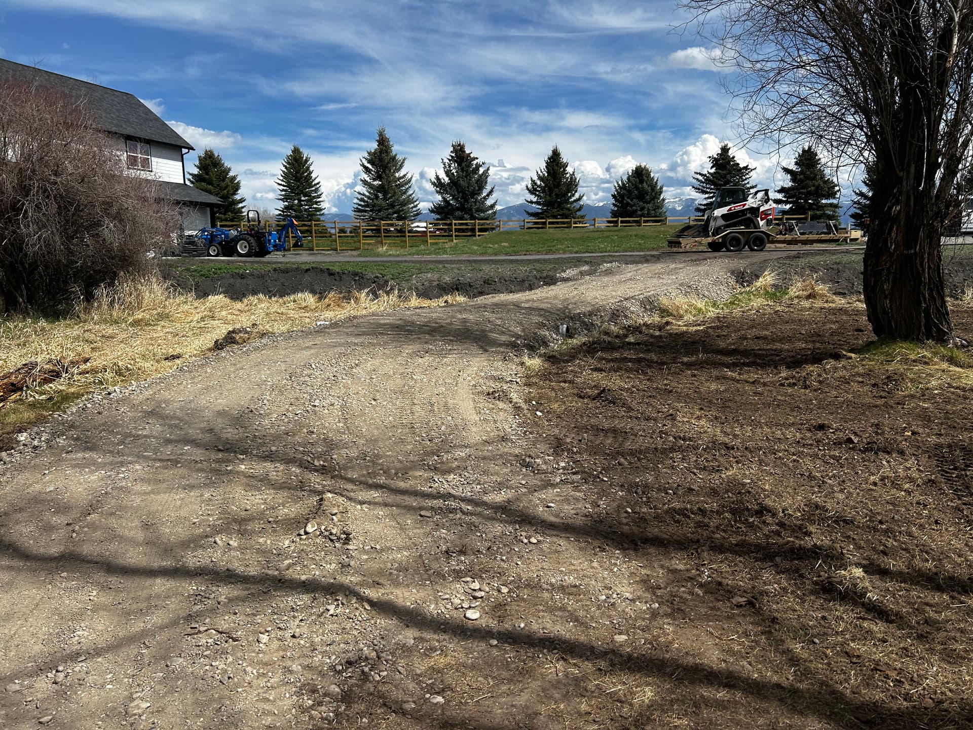 Gallery photos for Brush Clearing, Tree Removal, and Grading on an Overgrown Rural Property: Image #1