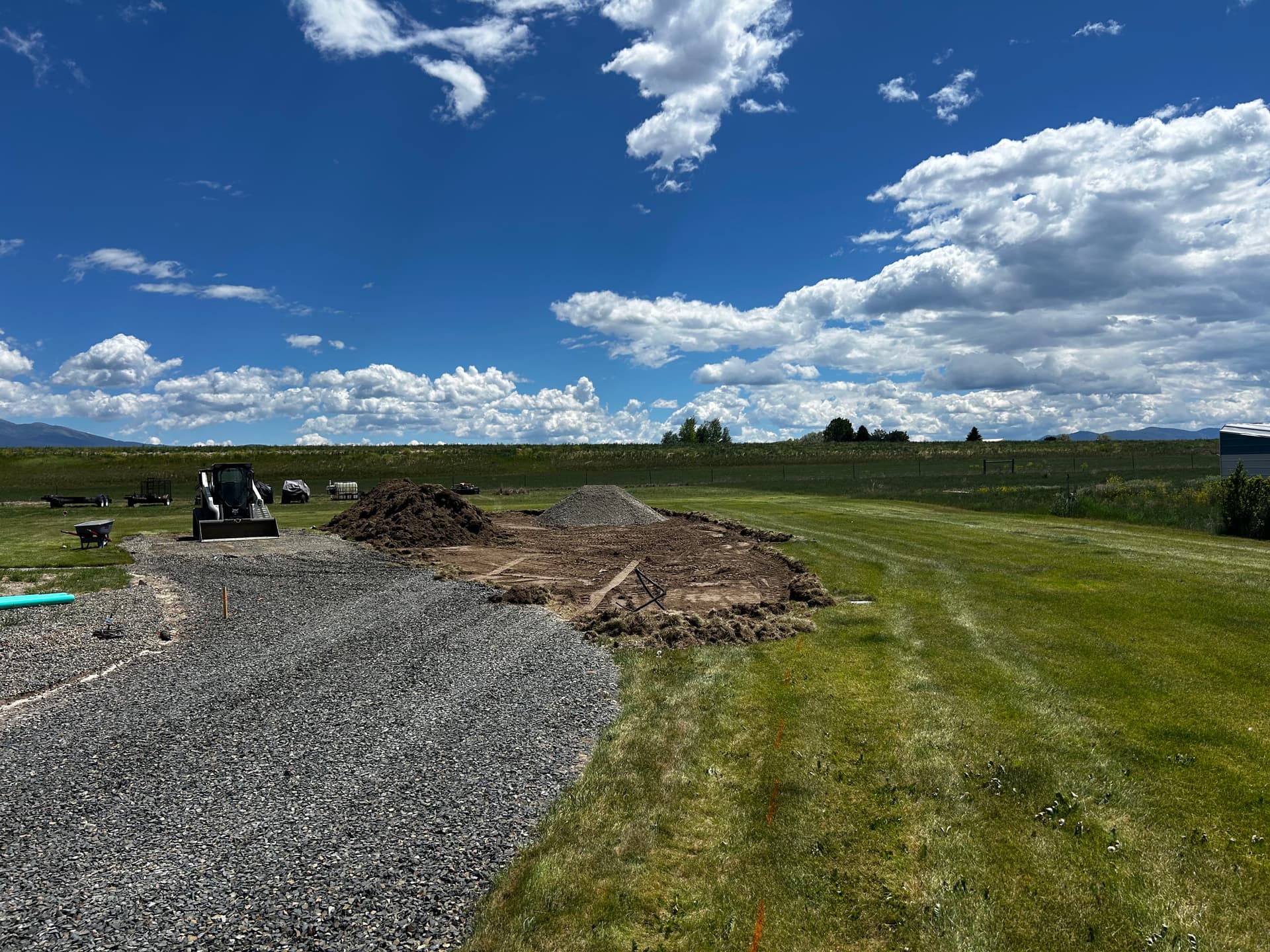Pole Barn Site Prep Done Right - Grading for Asphalt and Lawn image